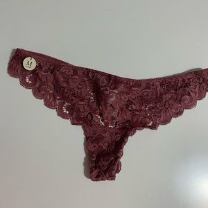 Aeropostale underwear. Lace material and burgundy color.